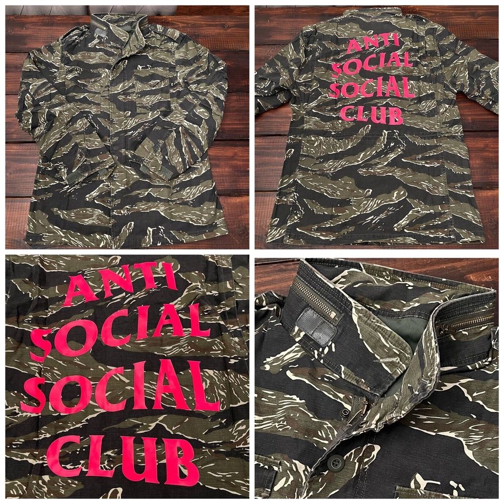 Anti Social Social Club x Alpha Industries Tiger Camo M-65 Jacket